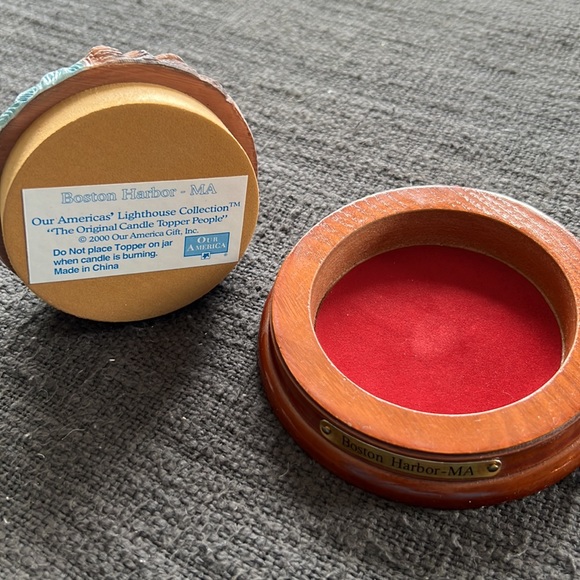 Boston Harbour, MA Lighthouse Candle Topper - Picture 6 of 6